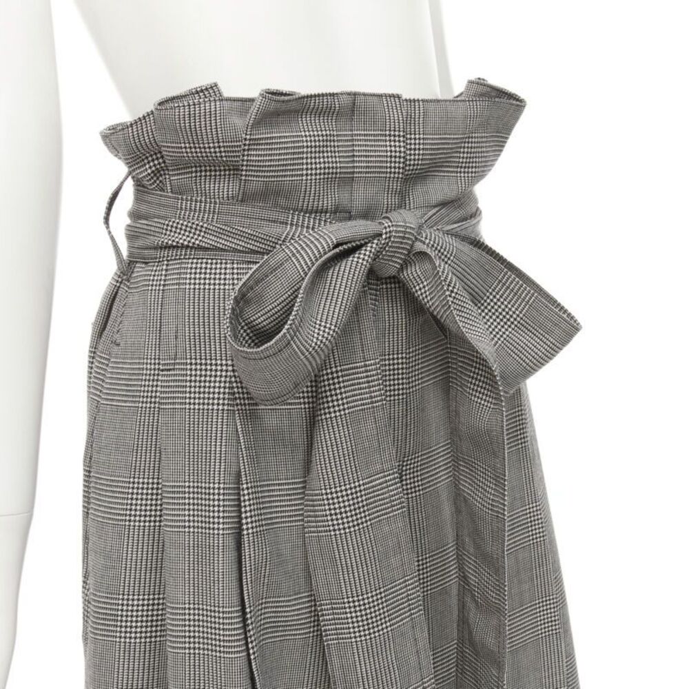Alexander McQueen checked wool paperbag waist cuffed pants - Picture 7 of 10